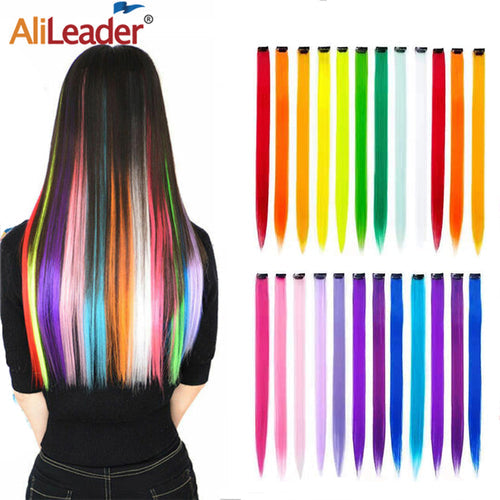 Coloured Clip in Hair Extensions