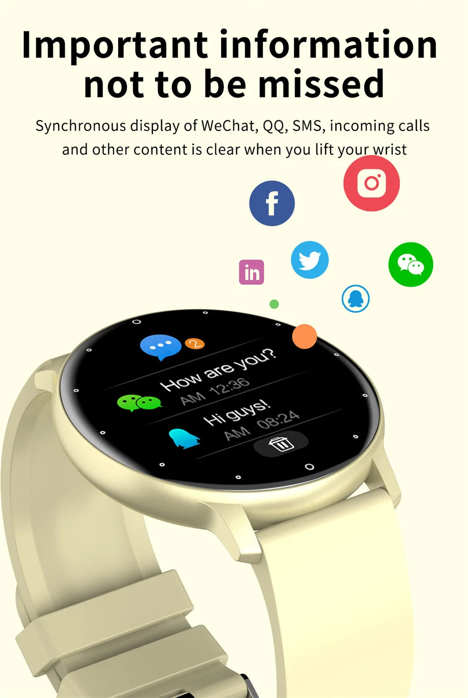 Smart Sports Fitness Watch