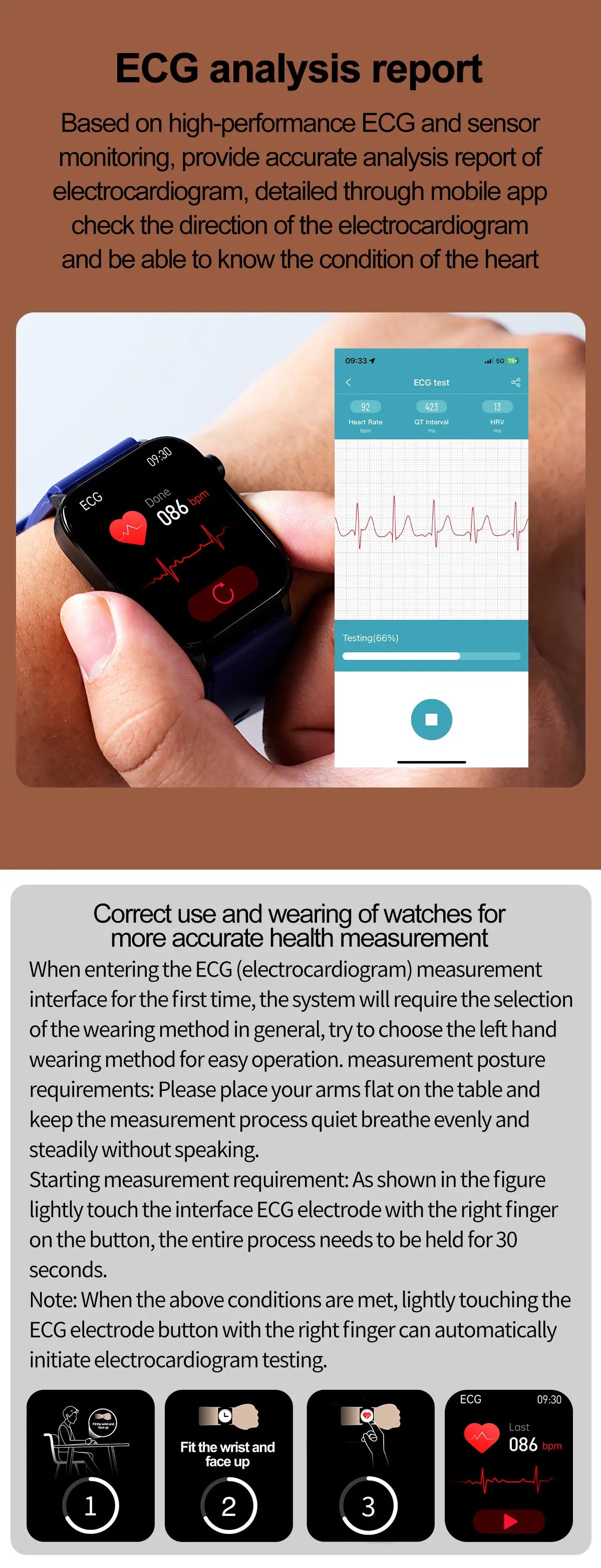 GUHUAVMI LADIES SMART WATCH