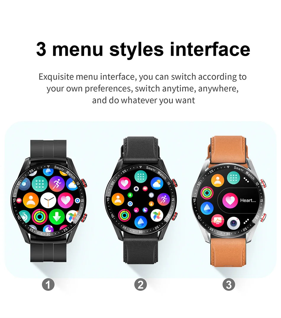 ECG+PPG Bluetooth Call Smart Watch for Men