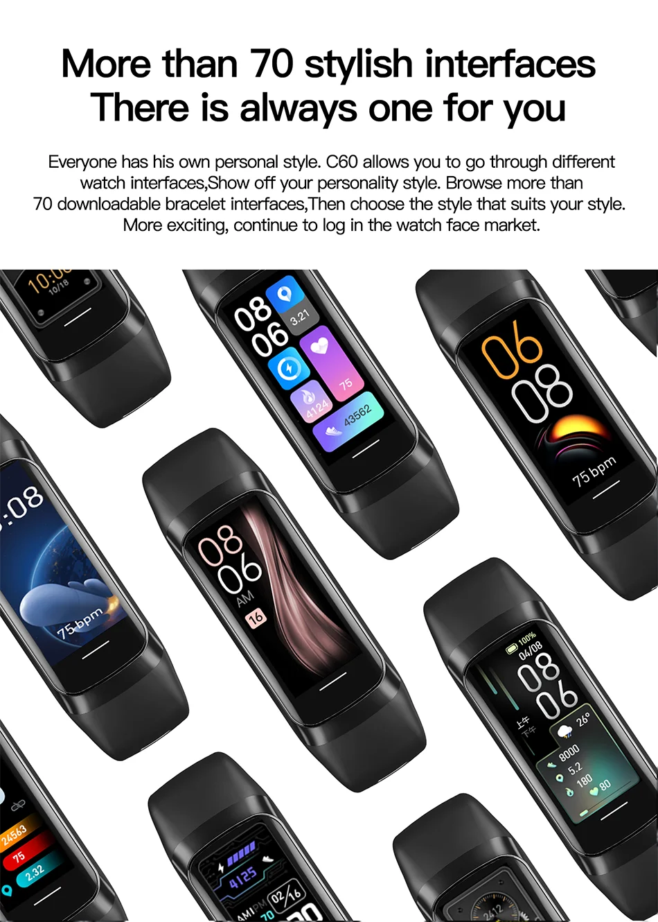 LIGE Amoled Smart Watch