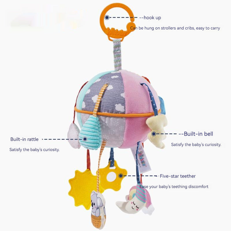 Soft Fabric Sensory Drawstring Toys for Infants