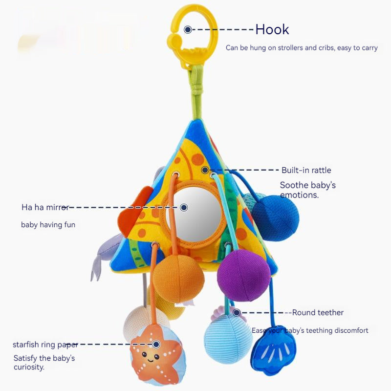 Soft Fabric Sensory Drawstring Toys for Infants