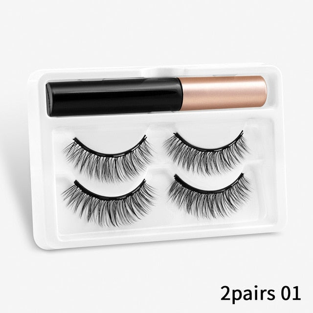 Women's Unique Magnetic Eyelashes - Ladies Hair Extensions
