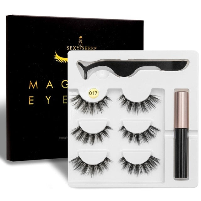 Women's Unique Magnetic Eyelashes - Ladies Hair Extensions