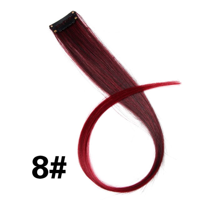 Coloured Clip in Hair Extension