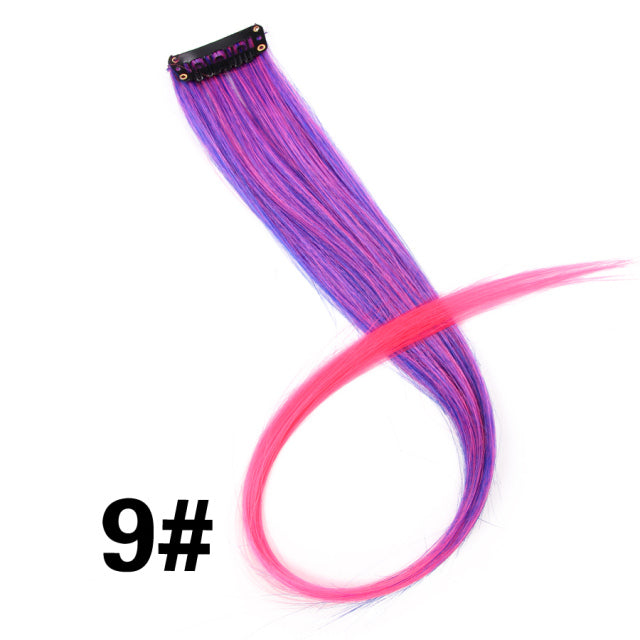 Coloured Clip in Hair Extension