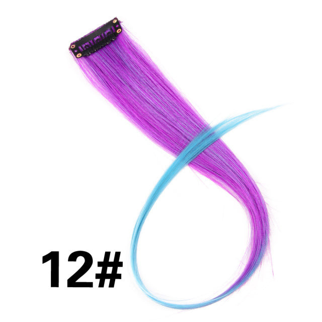 Coloured Clip in Hair Extension