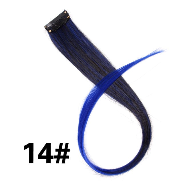 Coloured Clip in Hair Extension