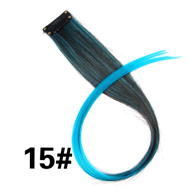 Coloured Clip in Hair Extension