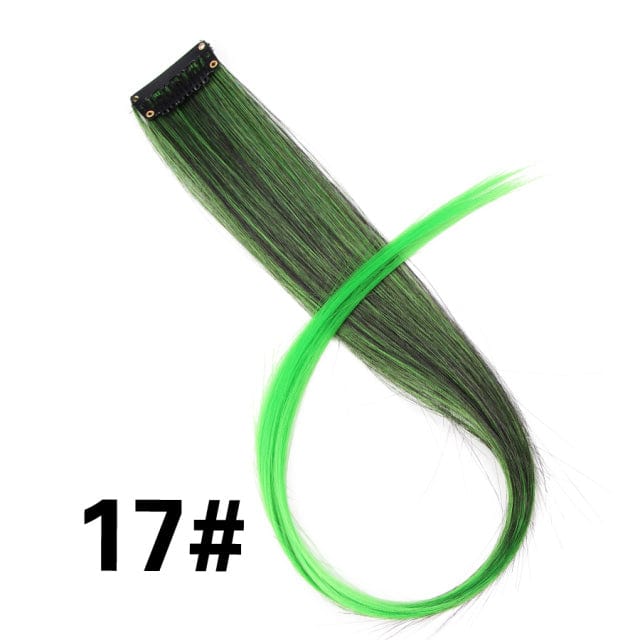 Coloured Clip in Hair Extension