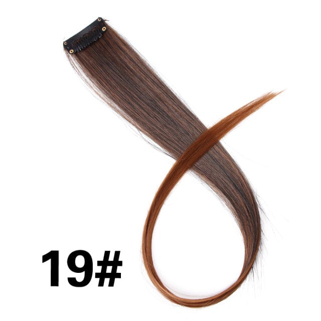 Coloured Clip in Hair Extension