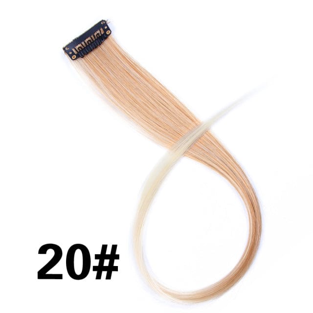 Coloured Clip in Hair Extension