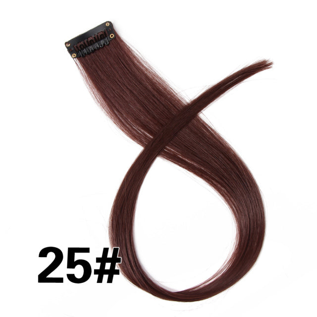 Coloured Clip in Hair Extension