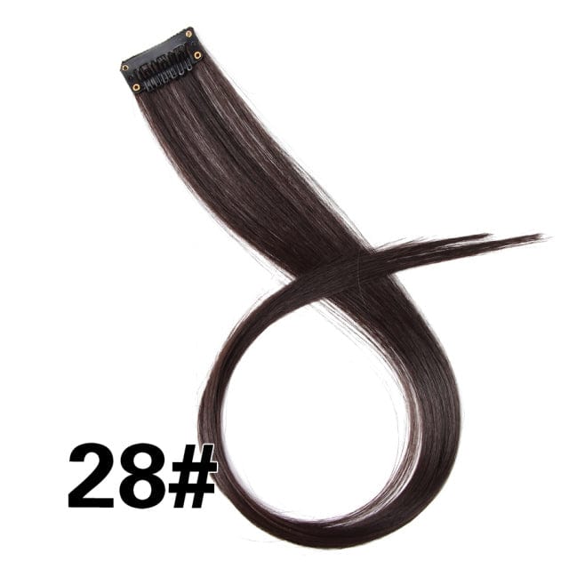 Coloured Clip in Hair Extension