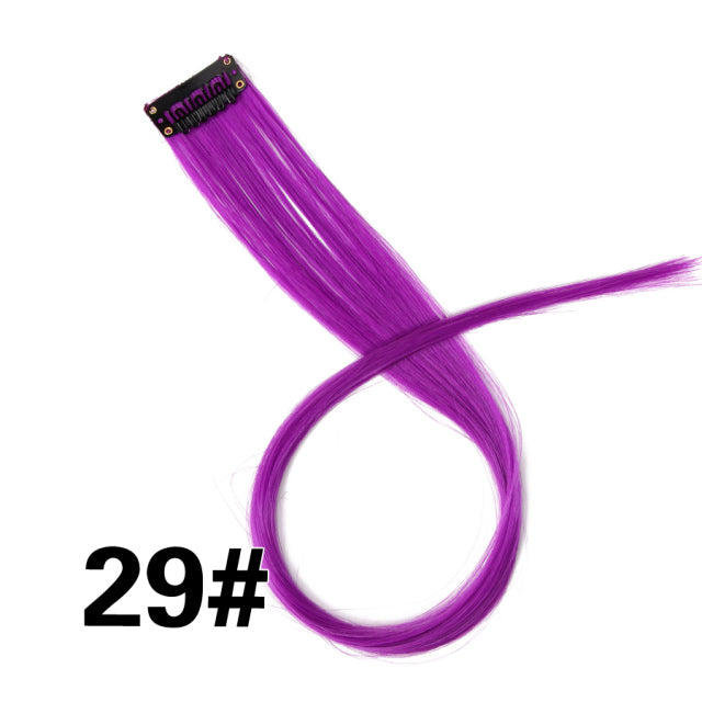 Coloured Clip in Hair Extension