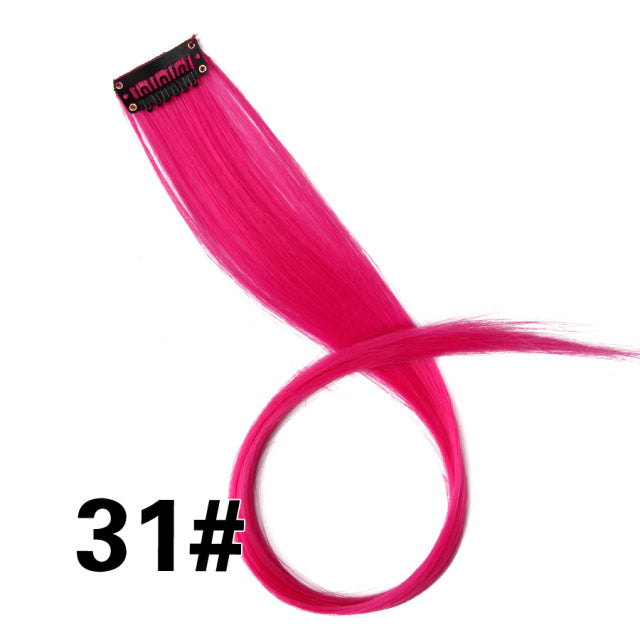 Coloured Clip in Hair Extension
