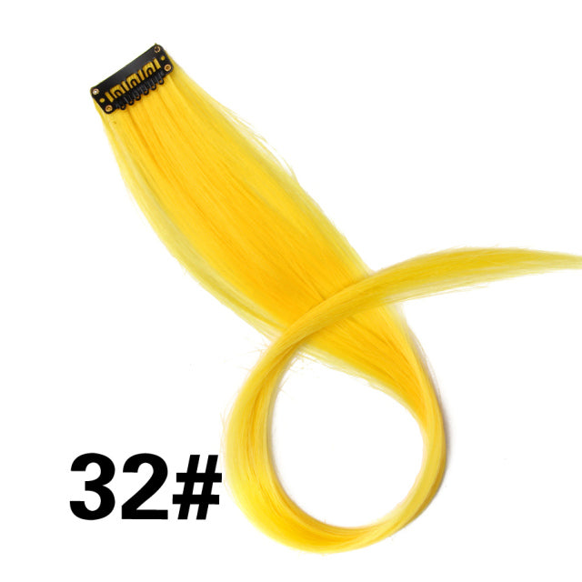 Coloured Clip in Hair Extension