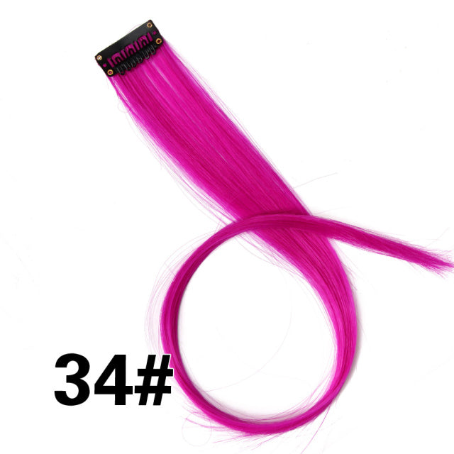 Coloured Clip in Hair Extension