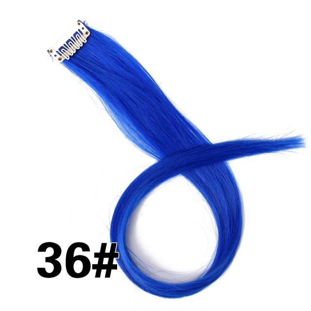 Coloured Clip in Hair Extension
