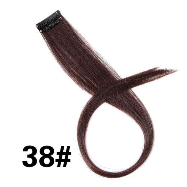 Coloured Clip in Hair Extension
