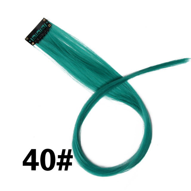 Coloured Clip in Hair Extension