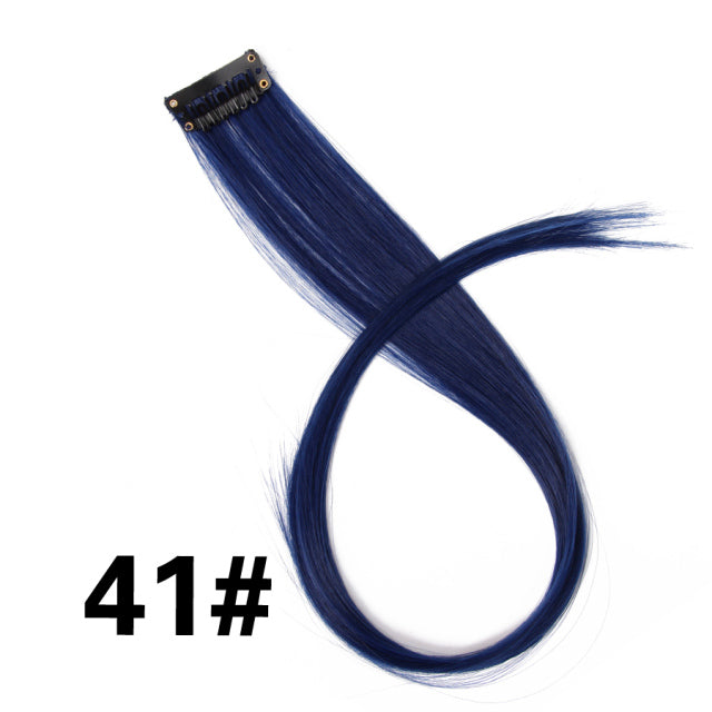 Coloured Clip in Hair Extension