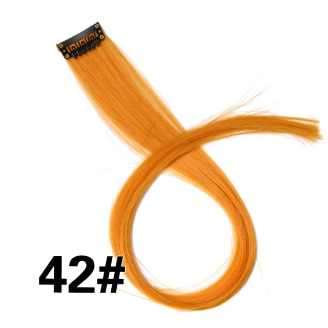 Coloured Clip in Hair Extension