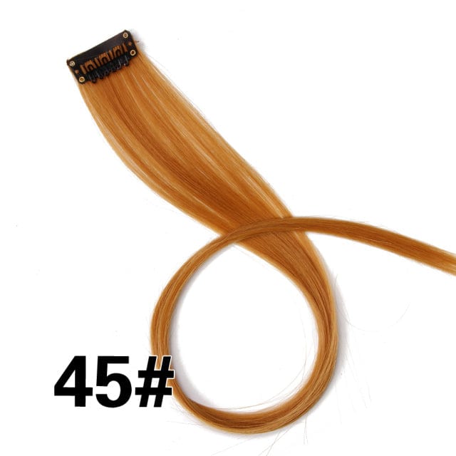 Coloured Clip in Hair Extension