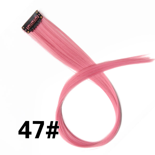 Coloured Clip in Hair Extension