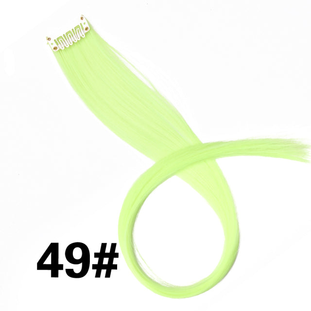 Coloured Clip in Hair Extension