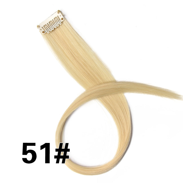 Coloured Clip in Hair Extension