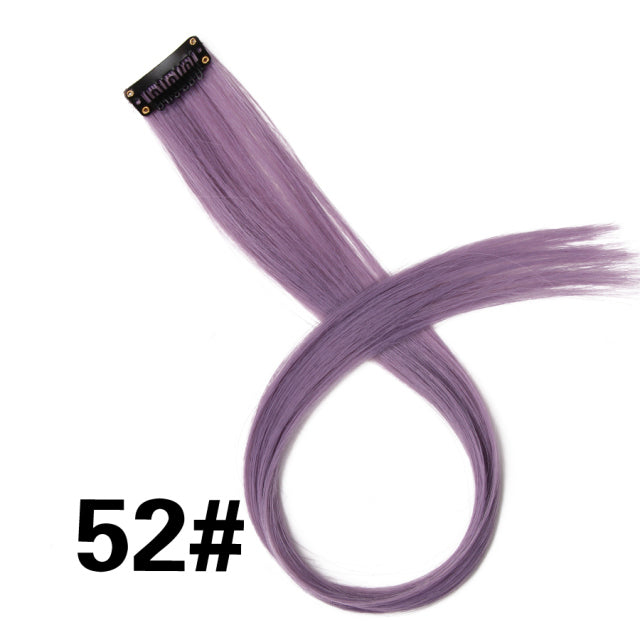 Coloured Clip in Hair Extension