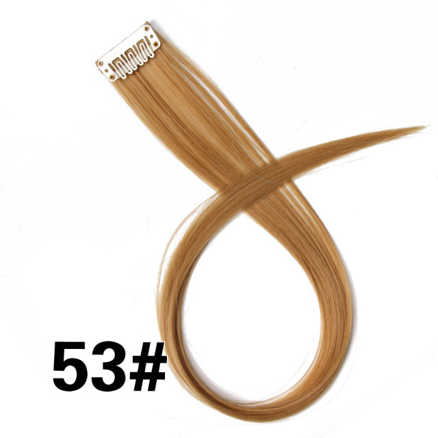 Coloured Clip in Hair Extension