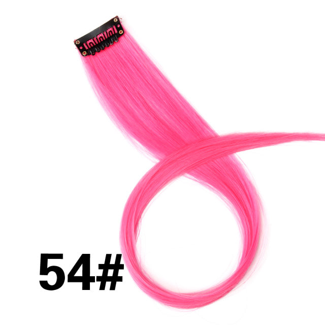 Coloured Clip in Hair Extension