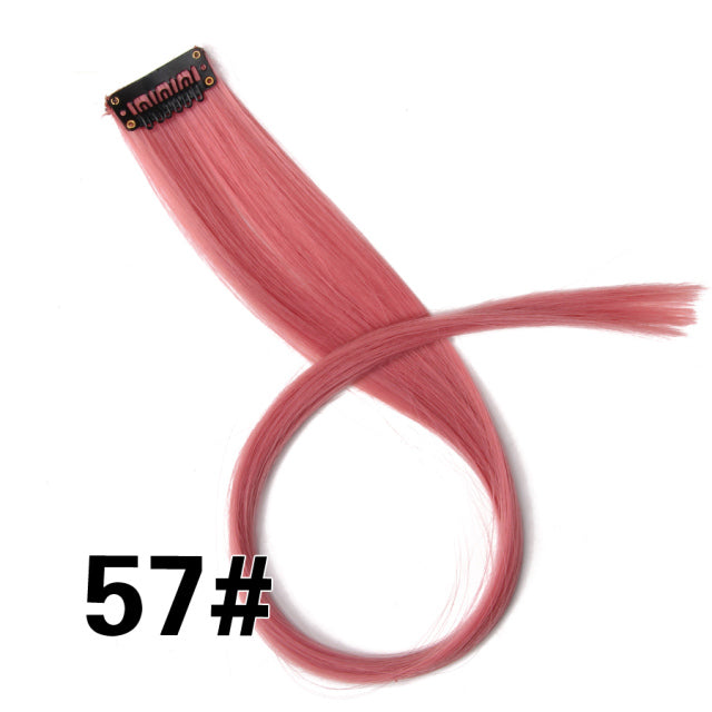 Coloured Clip in Hair Extension