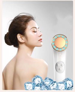 "Revolutionizing Skincare: Unveiling the Comprehensive Brilliance of Our 4-in-1 Facial Massager - Your Odyssey to Timeless Radiance and Beyond"