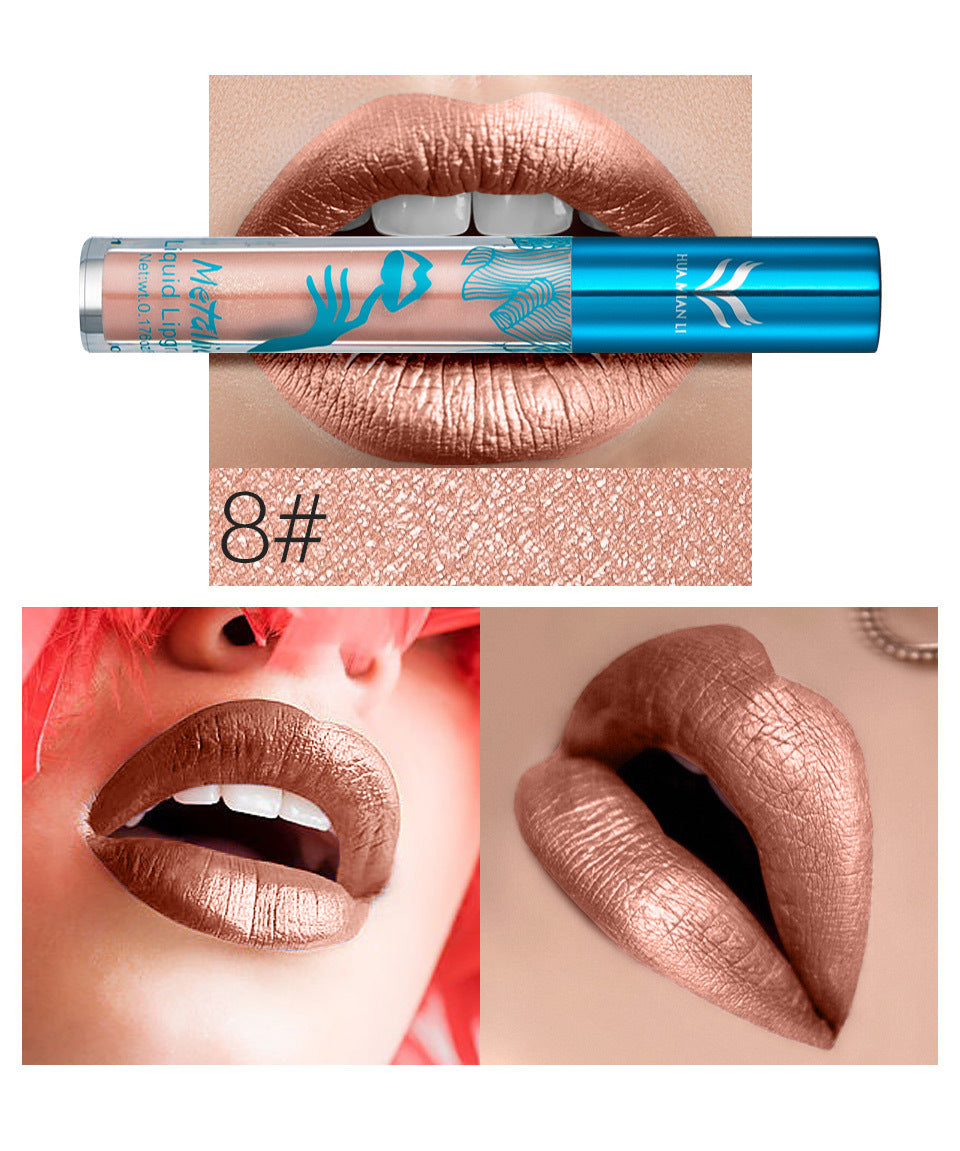 Metallic Long-lasting Glitter Lip Gloss