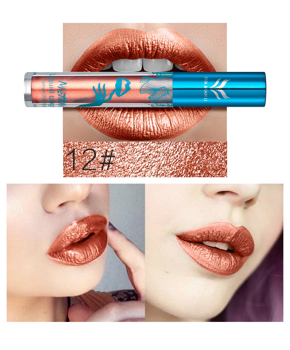Metallic Long-lasting Glitter Lip Gloss