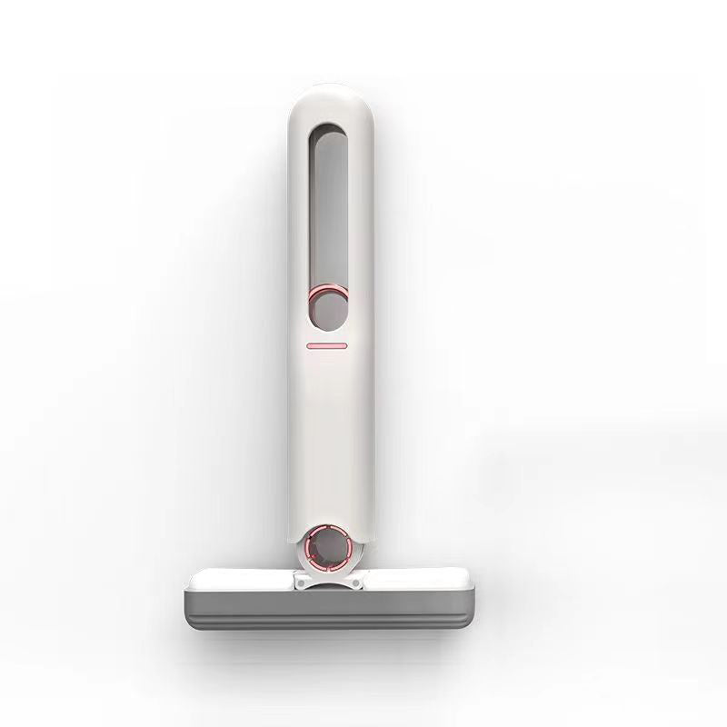 White handheld vacuum cleaner on a white background