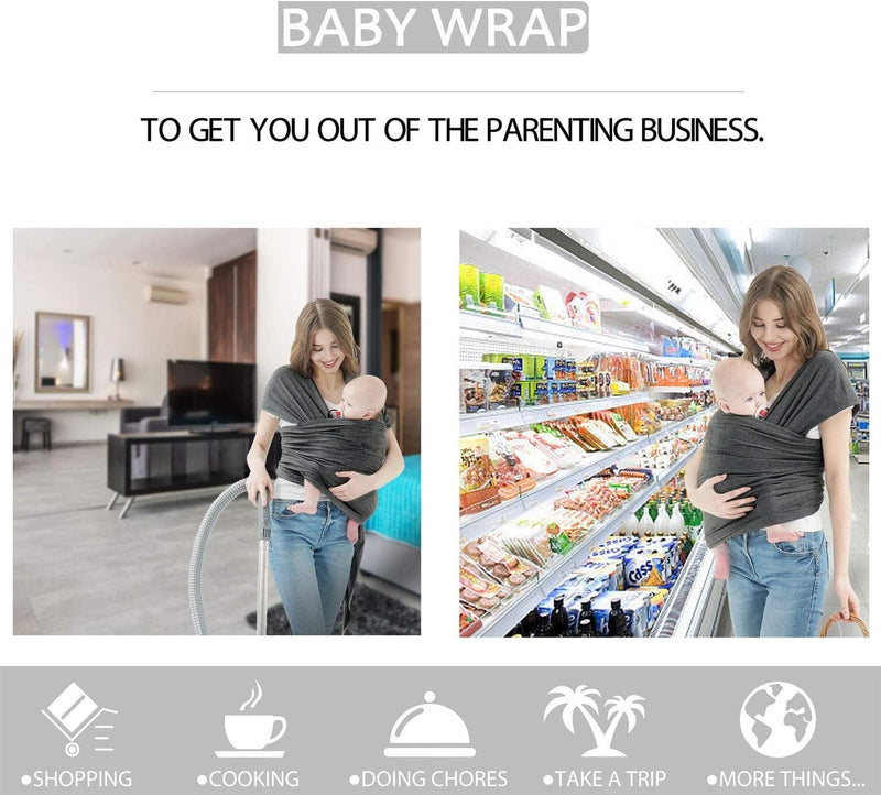Safe and secure baby wrap for bonding