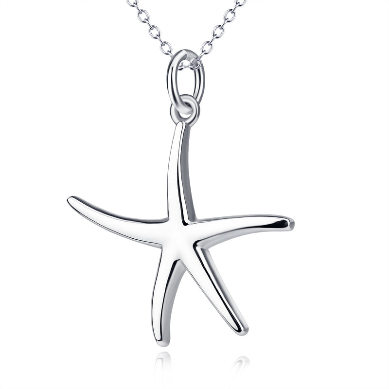 Starfish Pendant Five-Pointed Star Necklace