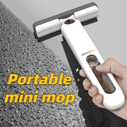 Portable Self-Squeezing Mini Mop 
