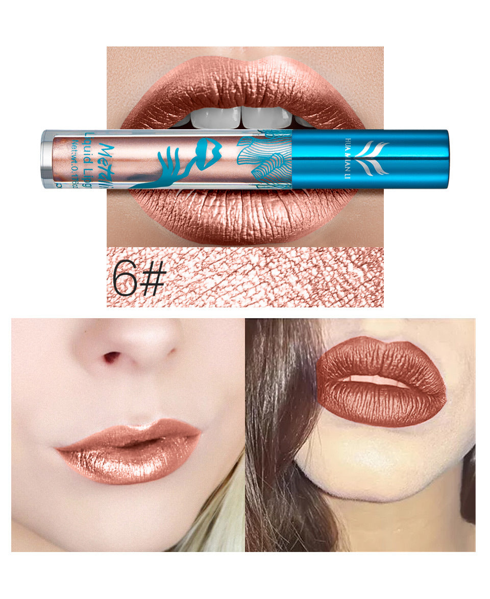 Metallic Long-lasting Glitter Lip Gloss