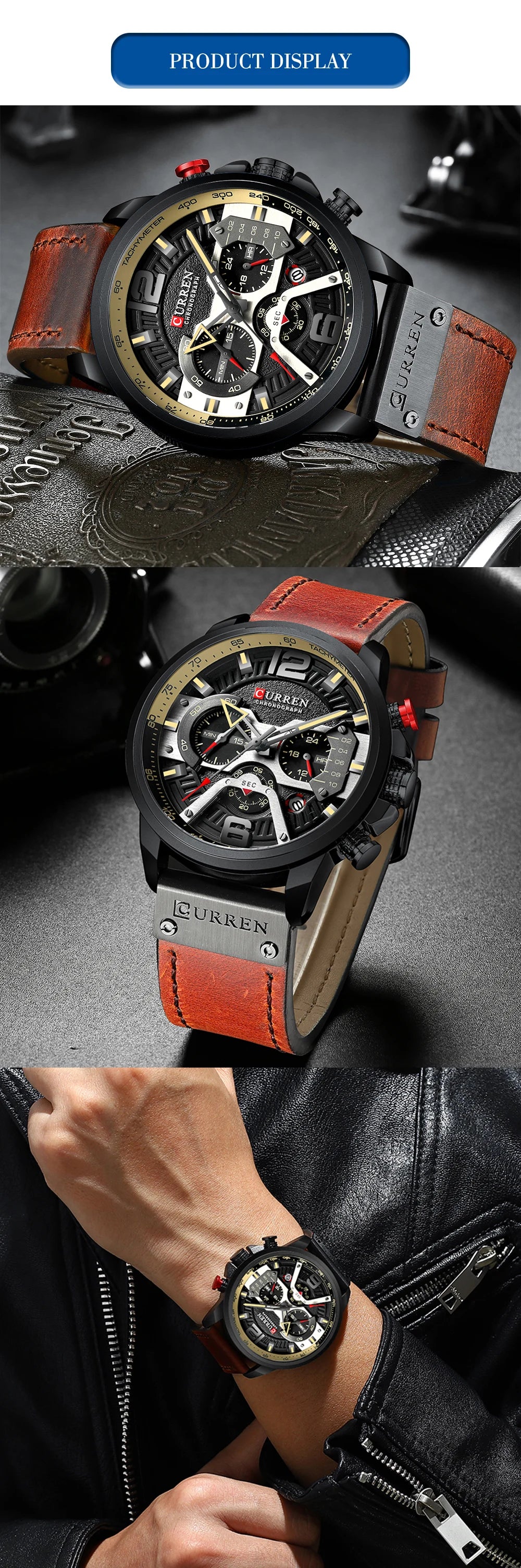 CURREN Casual Sport Watch for Men