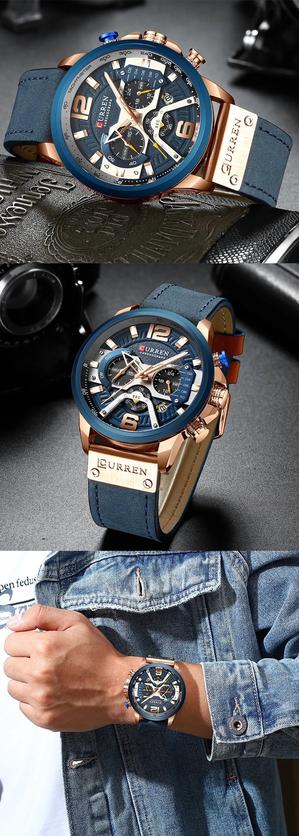 CURREN Casual Sport Watch for Men