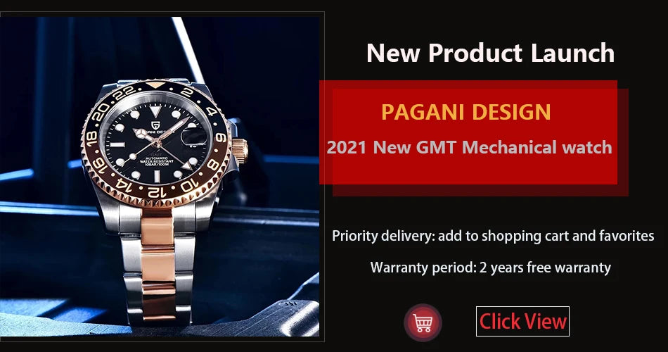 PAGANI DESIGN Men's Automatic Watch