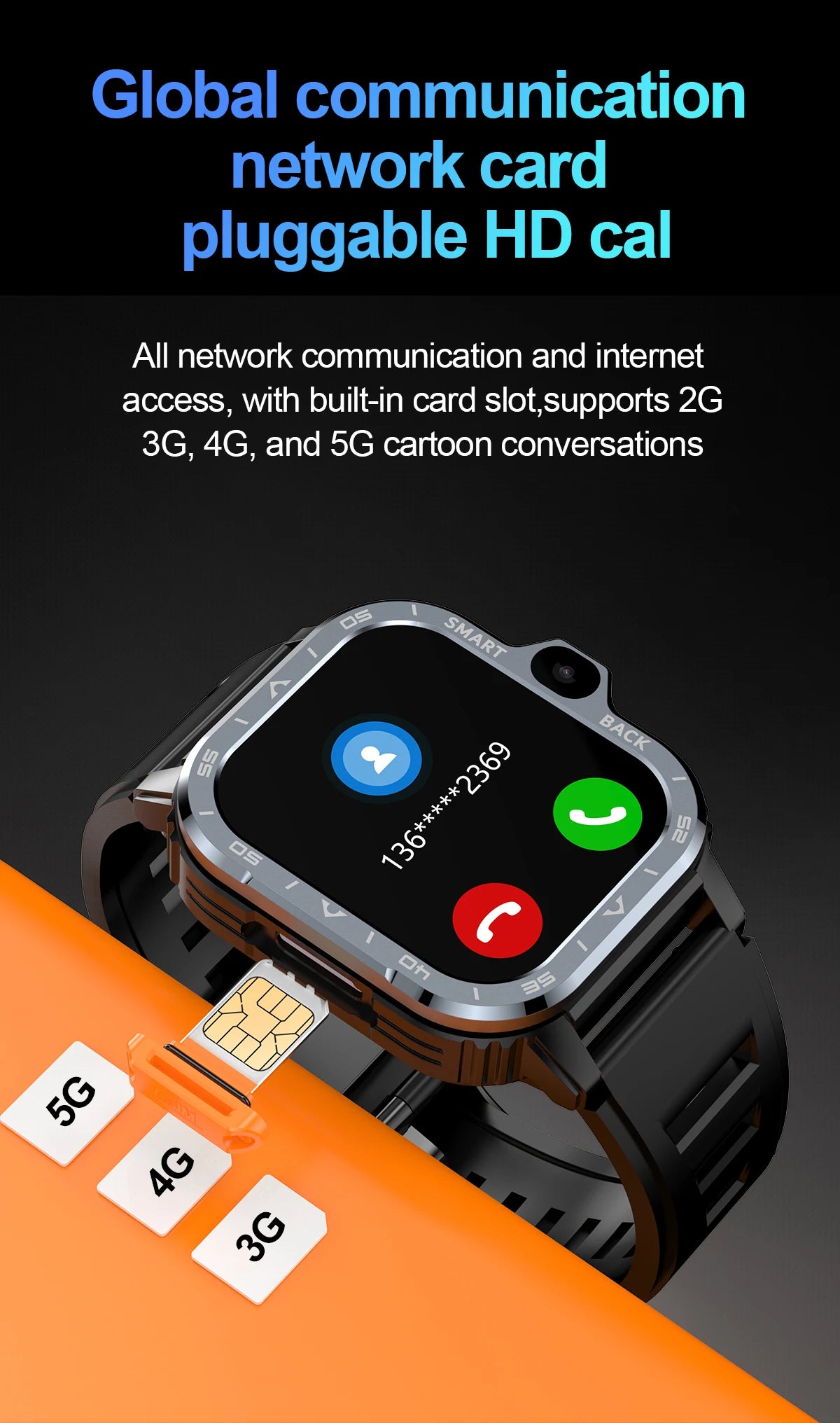 Valdus Android Smart Watch for Men
