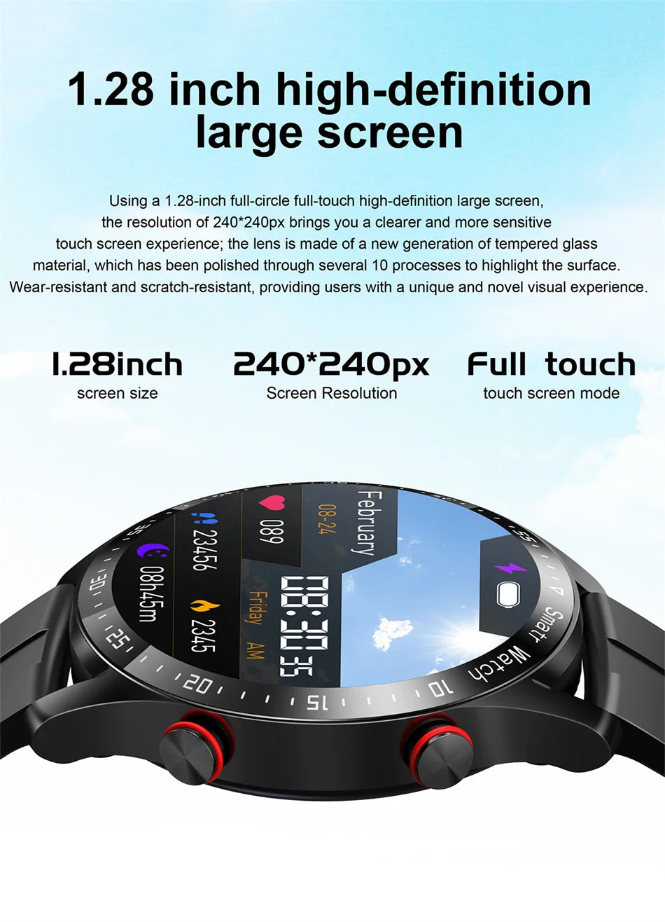 ECG+PPG Bluetooth Call Smart Watch for Men