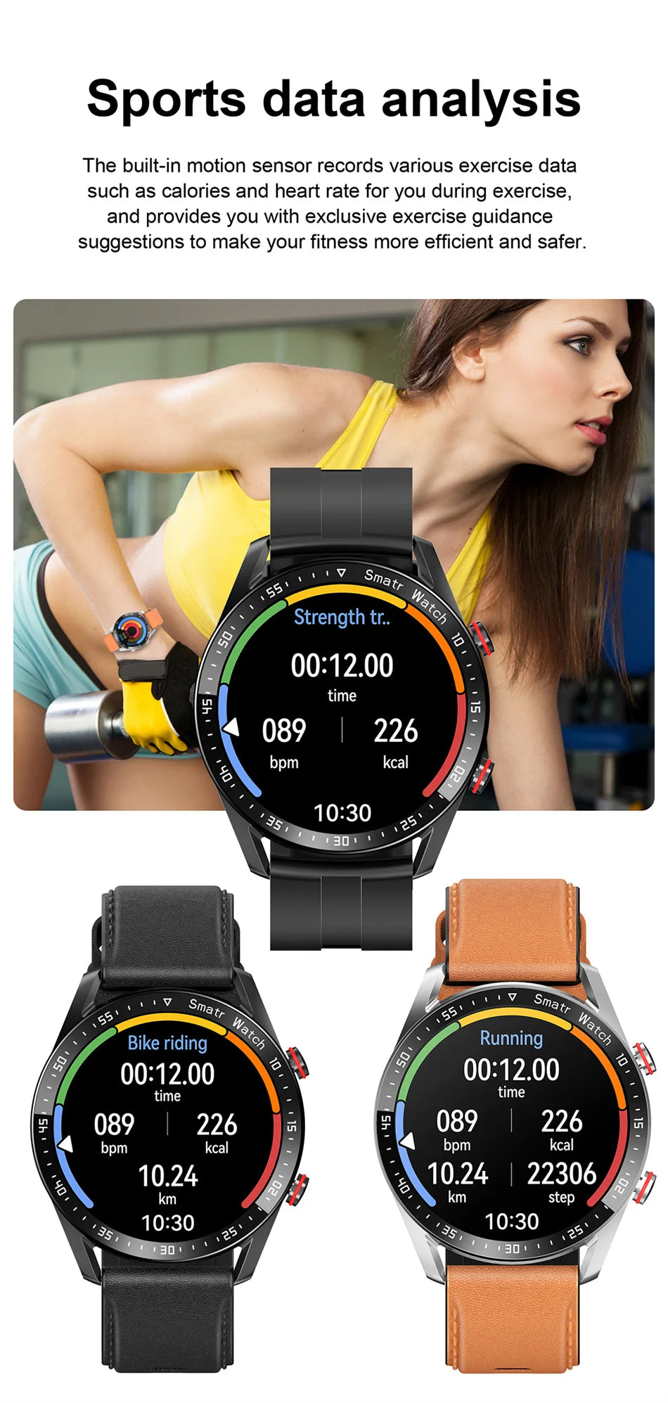 ECG+PPG Bluetooth Call Smart Watch for Men